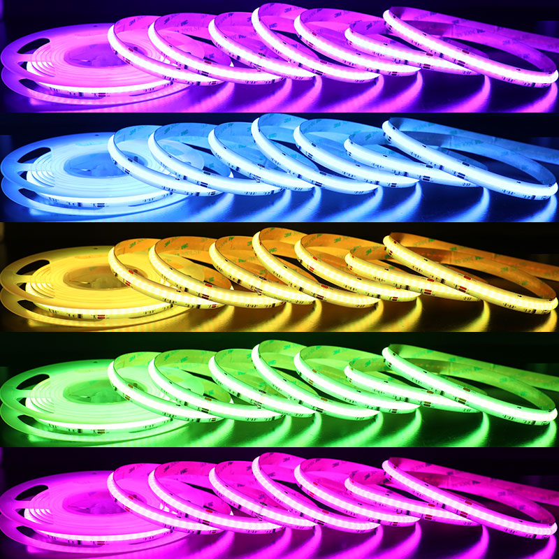 24 Volt Addressable RGBW LED COB Light Strip Ultra Bright 784LEDs/m 24 Volt Addressable RGBW LED COB Light Strip Ultra Bright 784LEDs/m